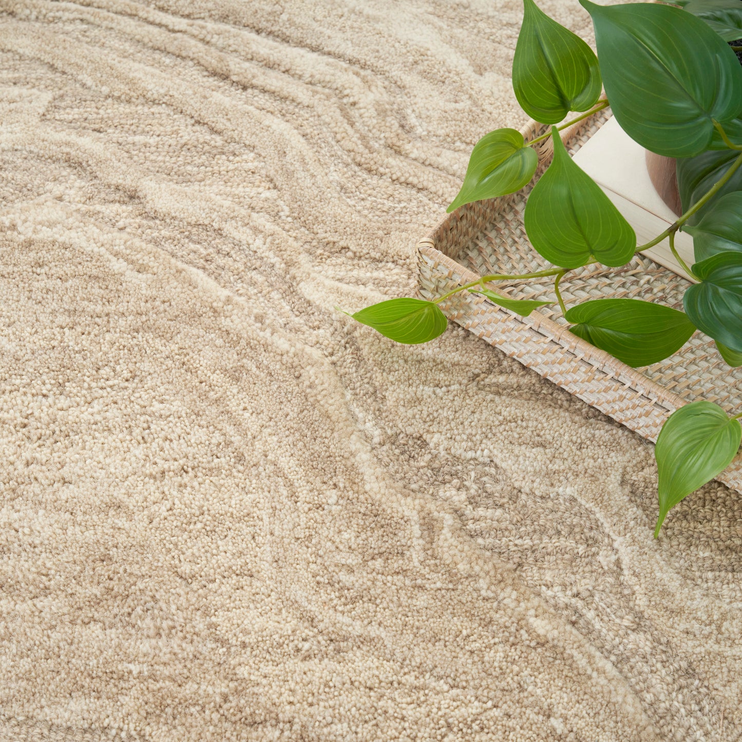 Nourison Home Graceful  Taupe  Contemporary