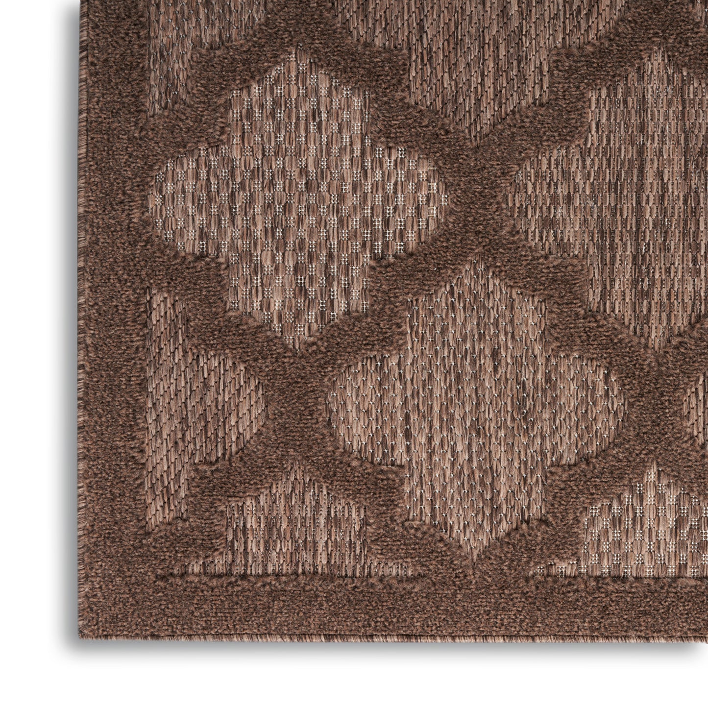 Nourison Home Easy Care  Brown  Contemporary