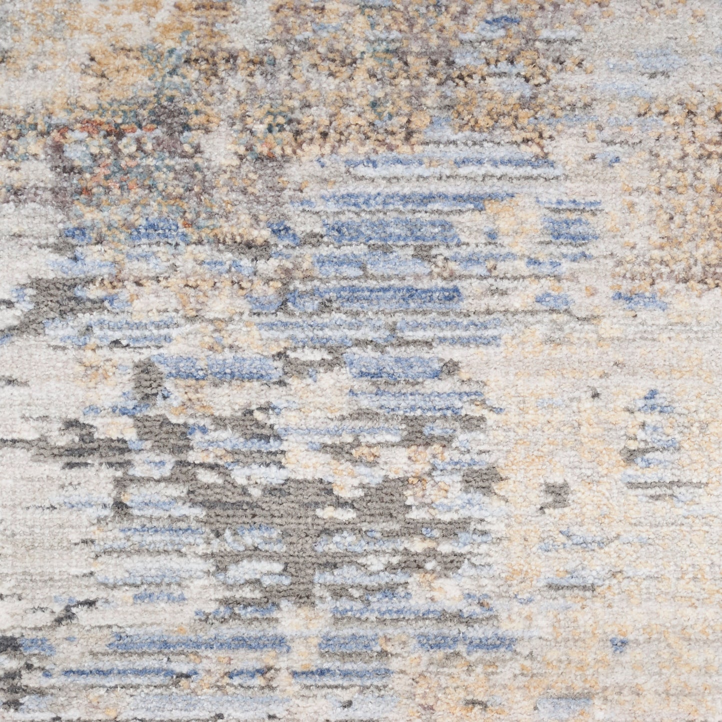 Nourison Home Abstract Hues  Grey Blue  Contemporary