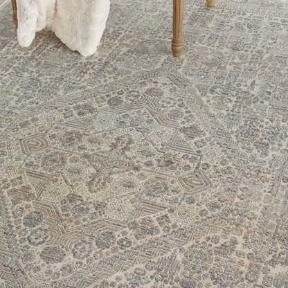 Nourison Home Lustrous Weave  Ivory Beige  