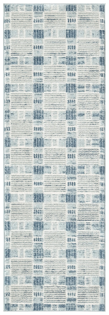Nourison Home Nordic NRC14 Blue Contemporary Power-loomed Rug