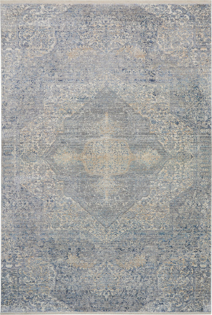 Nourison Home Lustrous Weave LUW04 Blue Grey  Power-loomed Rug