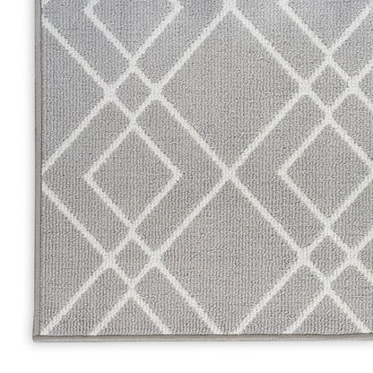 Nourison Home Modern Lines  Silver  Contemporary
