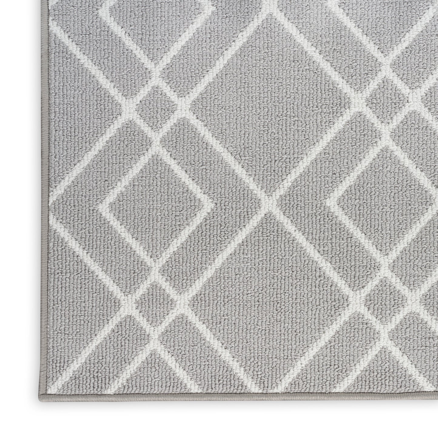 Nourison Home Modern Lines  Silver  Contemporary