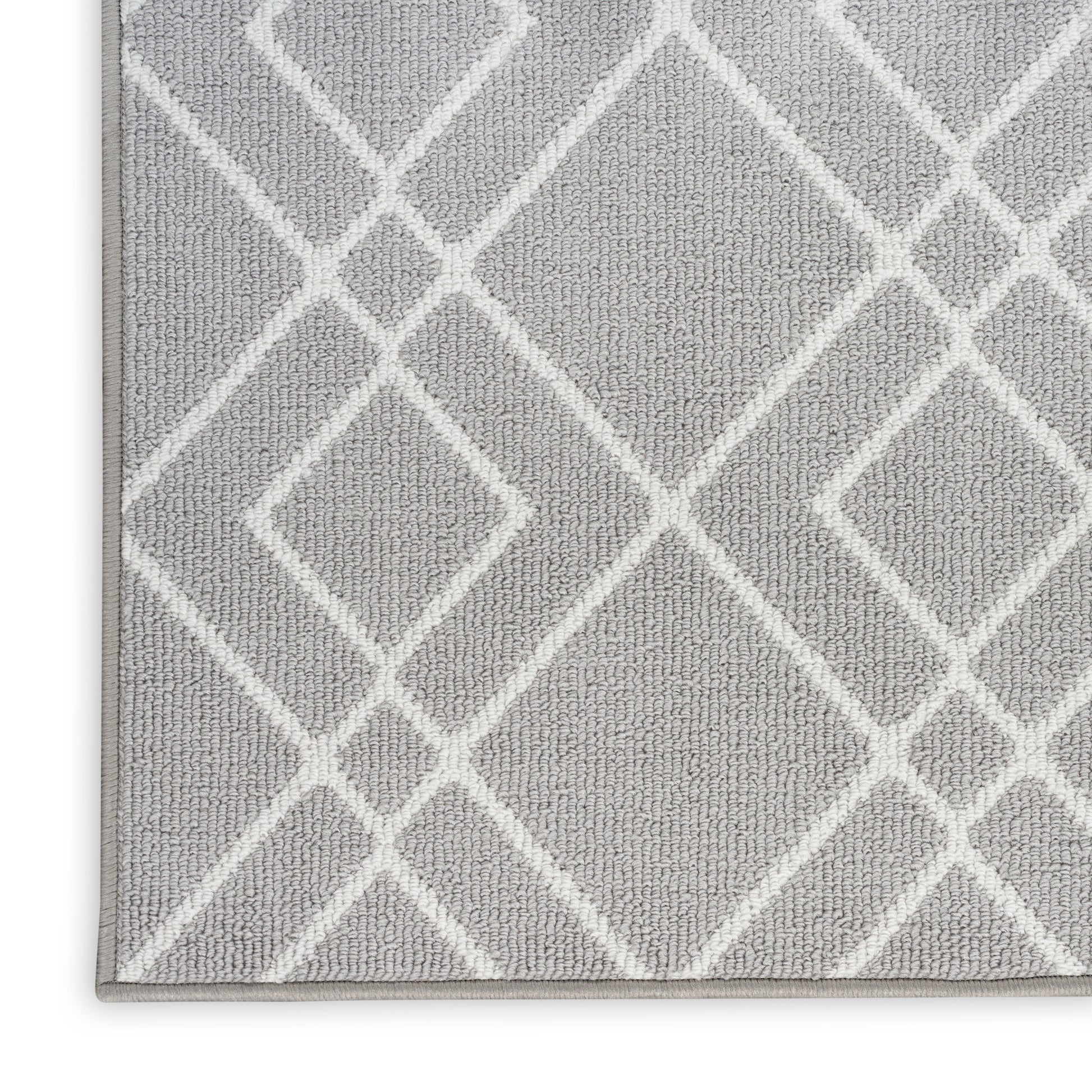 Nourison Home Modern Lines  Silver  Contemporary