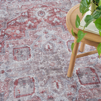 Nourison Home New Concept Washables  Ivory Brick  Traditional