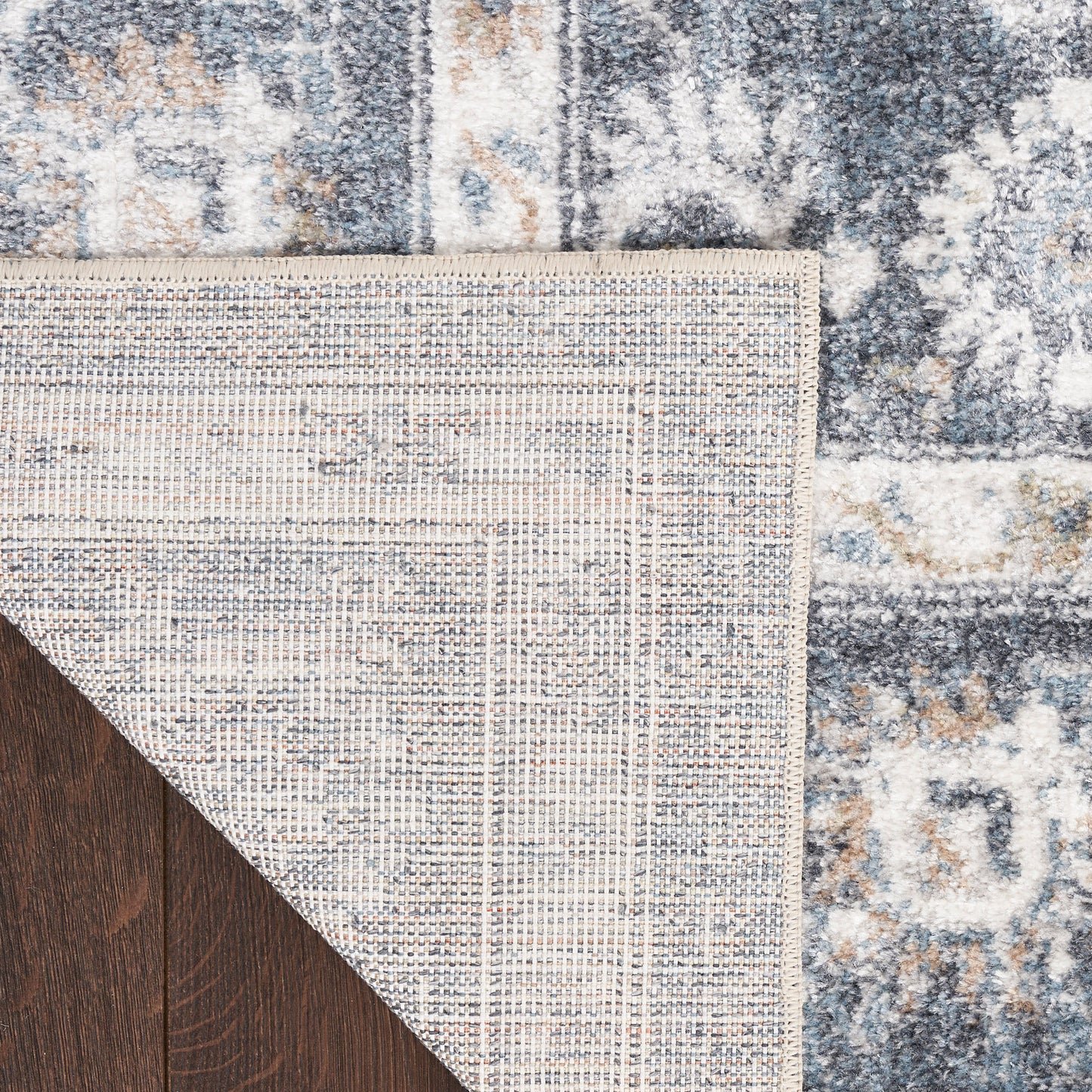 Nourison Home Astra Machine Washable  Dark Blue  Traditional