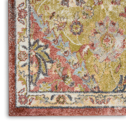 Nourison Home Soraya  Terracotta Multicolor  Transitional