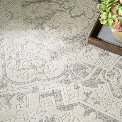 Nourison Home Grace  Grey  Traditional
