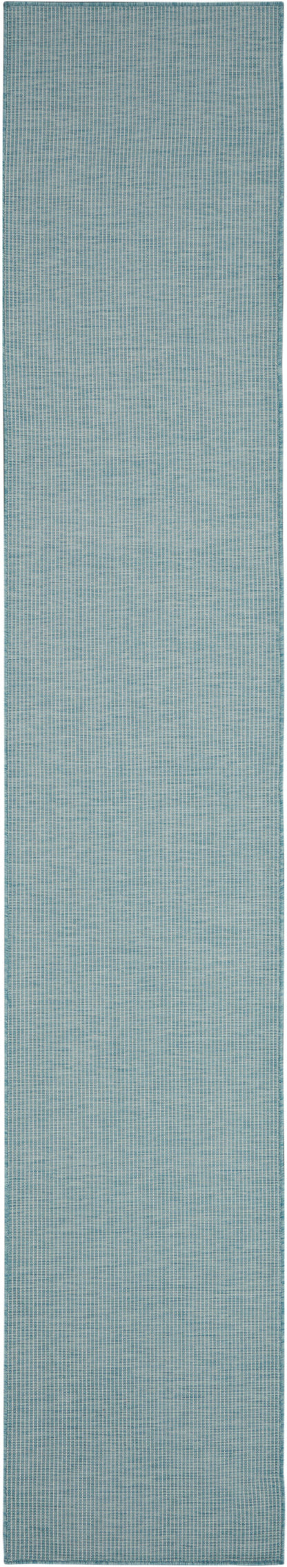 Nourison Home Positano POS01 Aqua Contemporary Power-loomed Rug