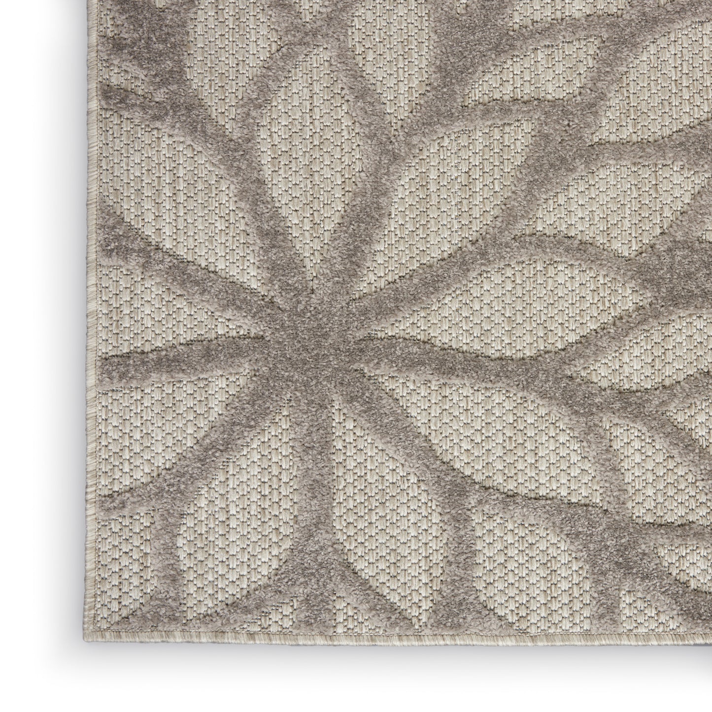Nourison Home Aloha  Silver Grey  Contemporary