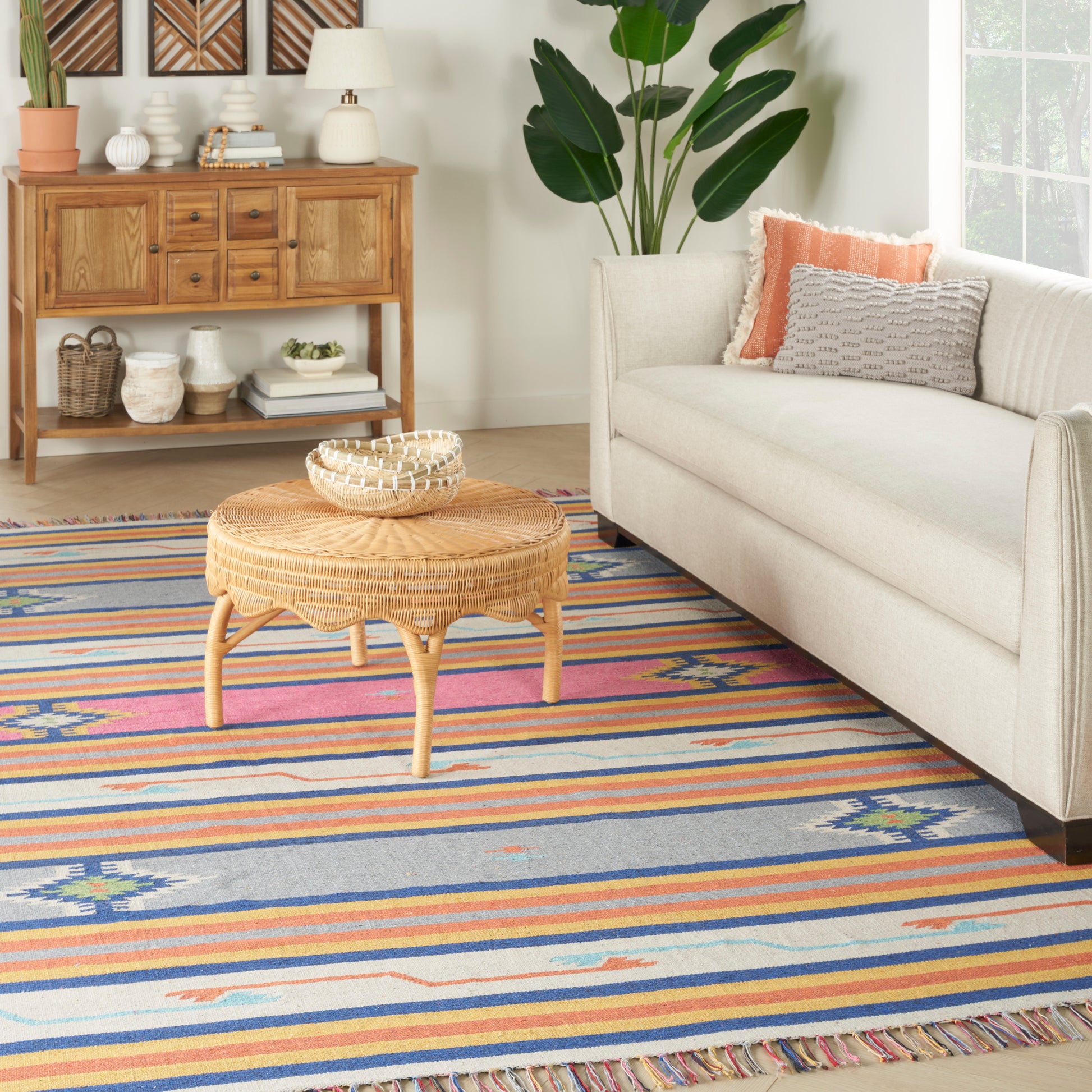 Nourison Home Baja  Ivory  Transitional