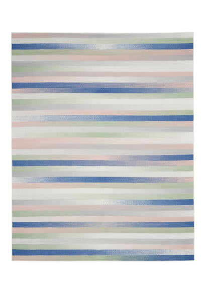 Nourison Home Whimsicle WHS12 Ivory Multicolor Contemporary Power-loomed Rug