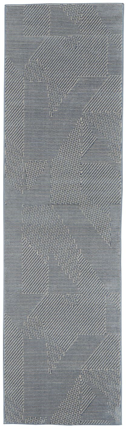 Calvin Klein Orlando CK852 Grey Blue Contemporary Loom-woven Rug