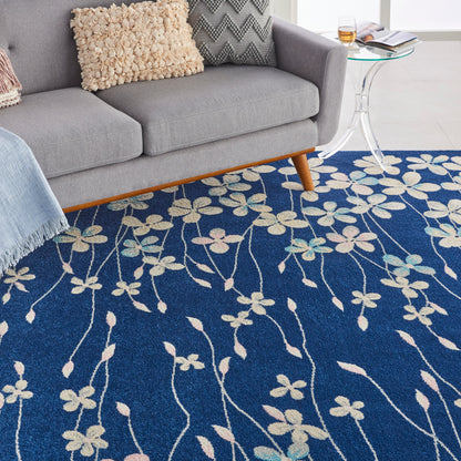 Nourison Home Tranquil  Navy  Contemporary