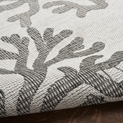Nourison Home Garden Oasis  Grey  Contemporary