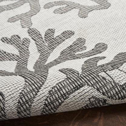 Nourison Home Garden Oasis  Grey  Contemporary