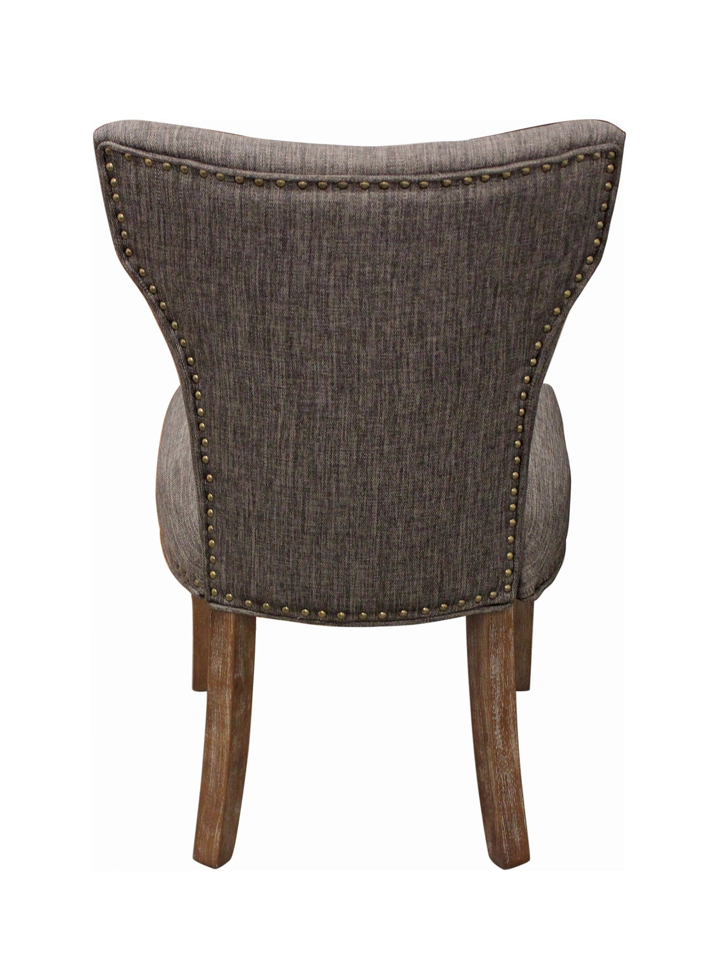 Eclectic Home Dining Chair Howel Dark Gray