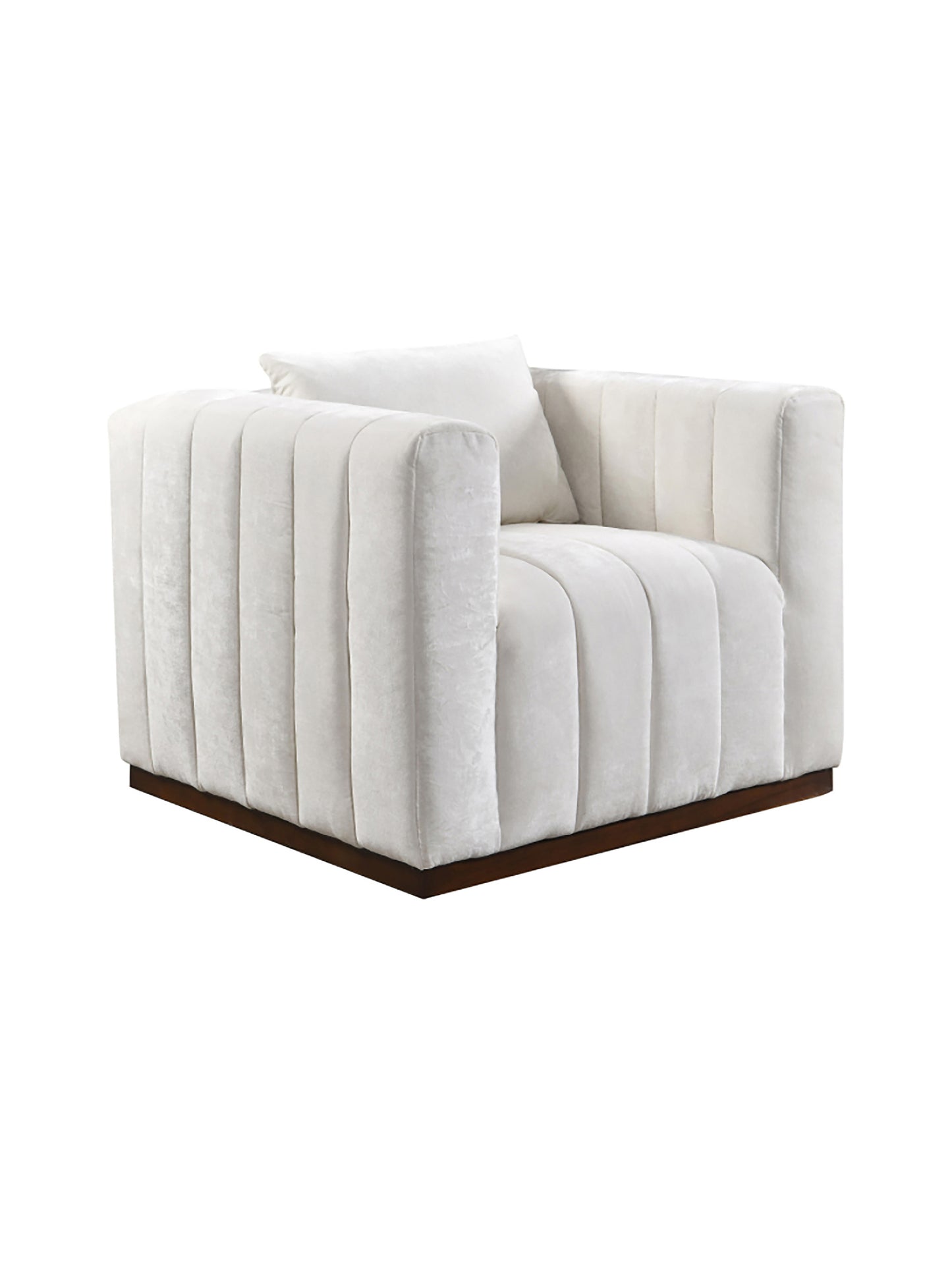 Eclectic Home Storme Ivory Sofa Chair