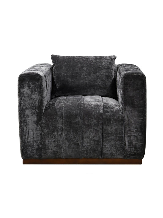 Eclectic Home Storme Prism Black Sofa Chair