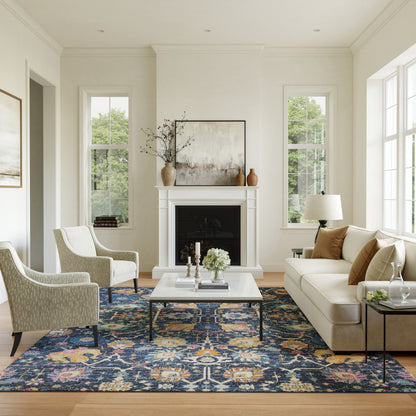 Nourison Home Passion  Navy  Transitional