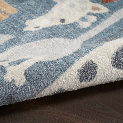 Nourison Home Astra Machine Washable  Multicolor  Contemporary