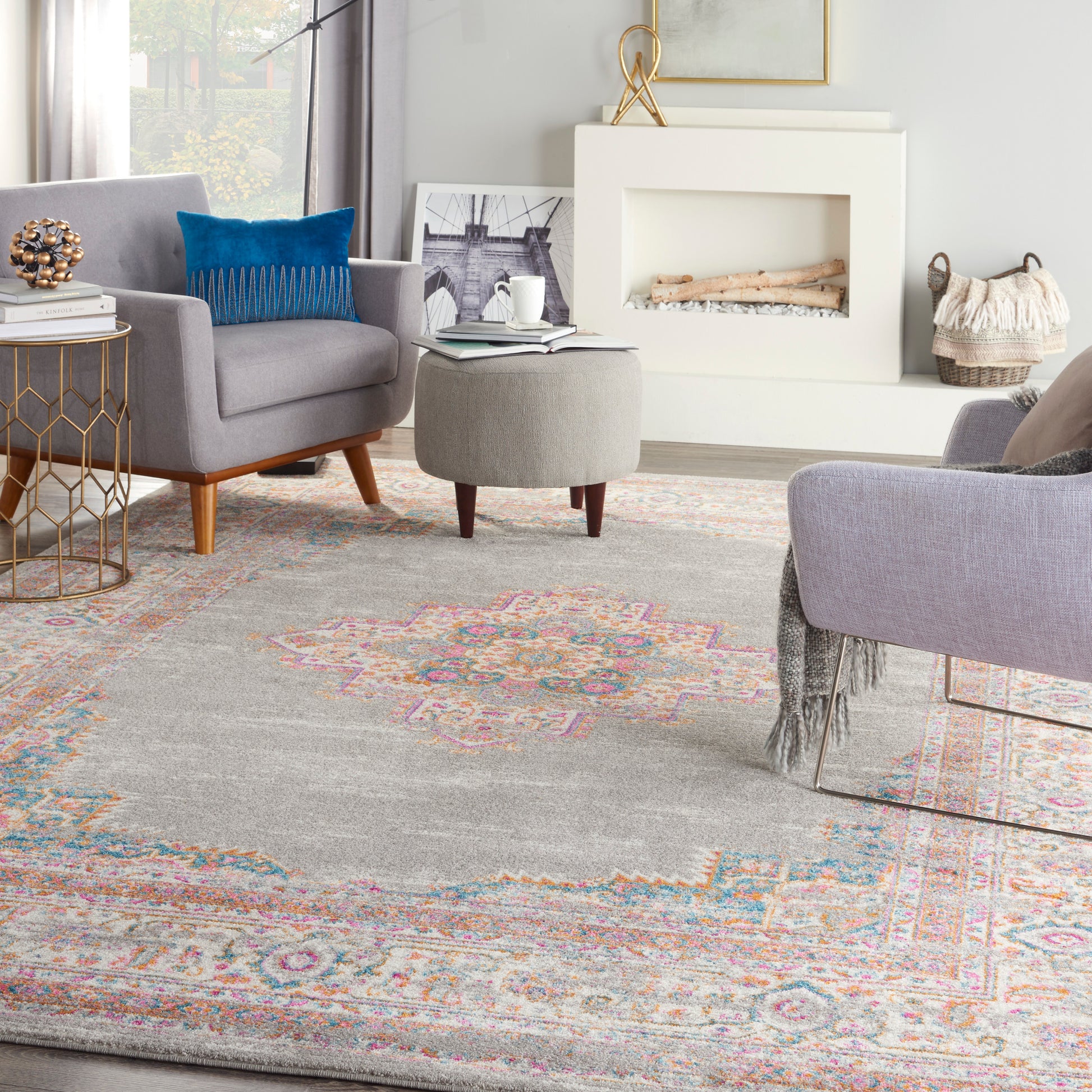 Nourison Home Passion  Grey  Transitional