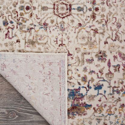 Nourison Home Melody  Ivory Multicolor  Traditional