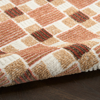 Nourison Home Nordic  Rust  Contemporary