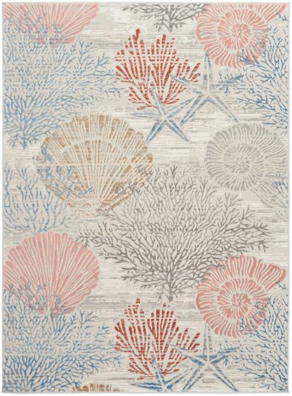 Nourison Home Seaside SDS04 Multicolor Contemporary Power-loomed Rug