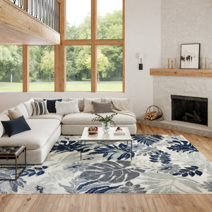 Nourison Home Suncoast  Blue  Contemporary