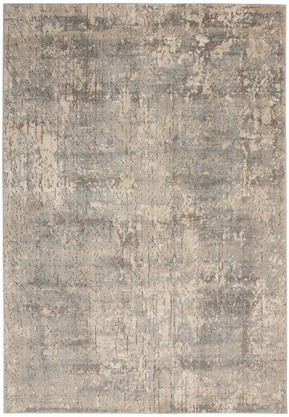 Nourison Home Quarry QUA03 Beige Grey Contemporary Power-loomed Rugs