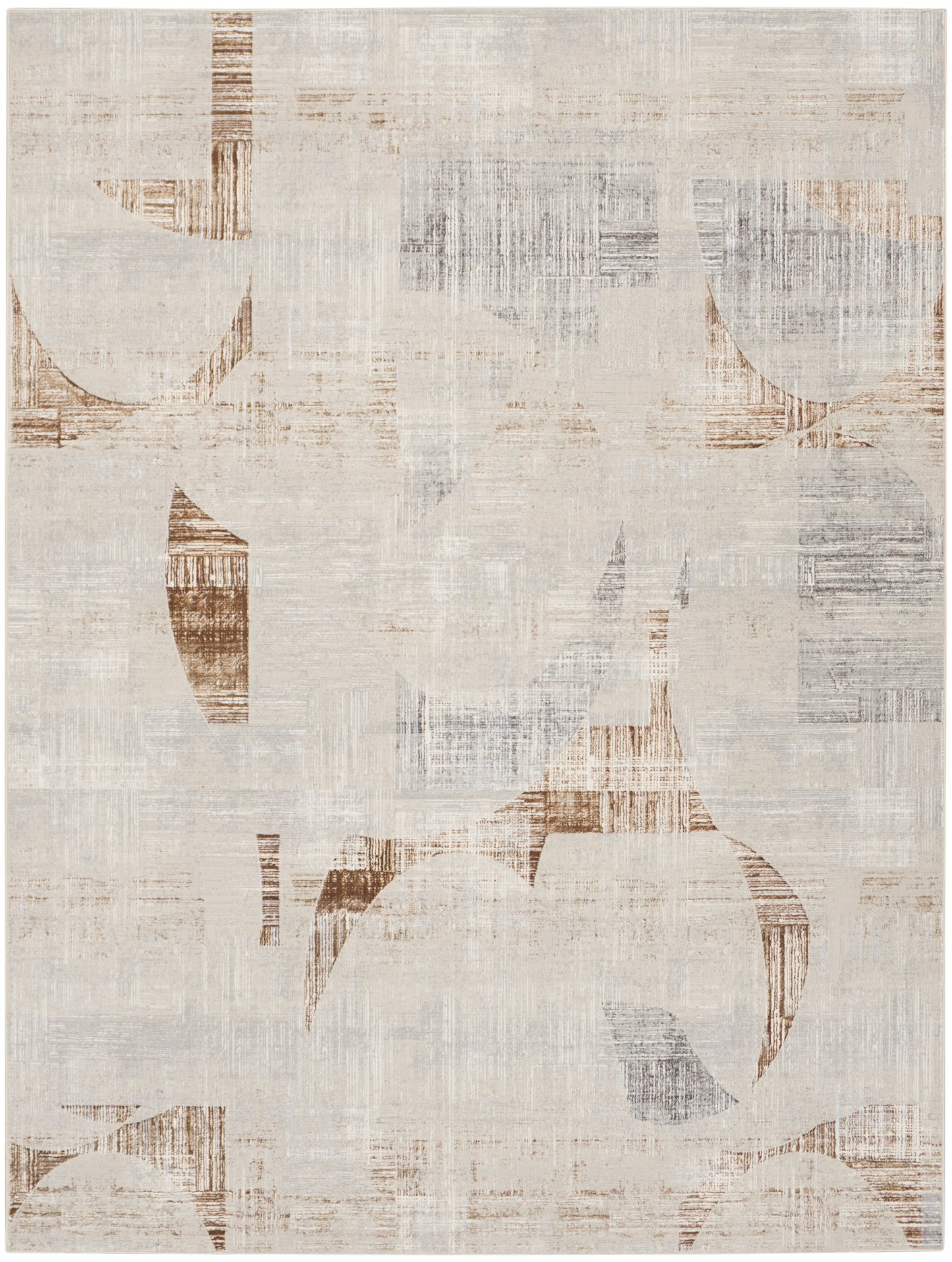 Nourison Home Sparkle ILI04 Grey Contemporary Power-loomed Rug