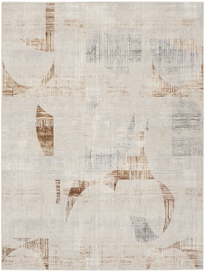 Nourison Home Sparkle ILI04 Grey Contemporary Power-loomed Rug