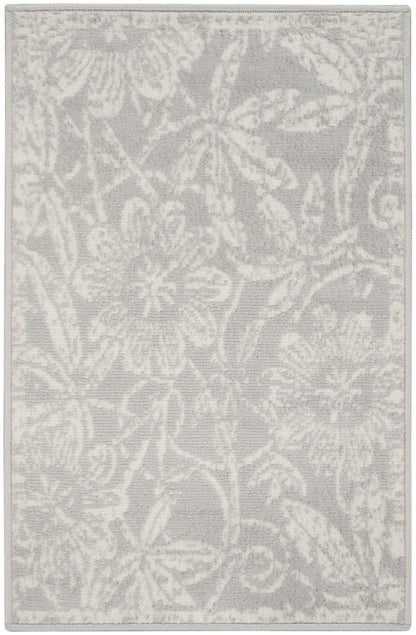 Nourison Home Whimsicle WHS05 Grey Contemporary Power-loomed Rug