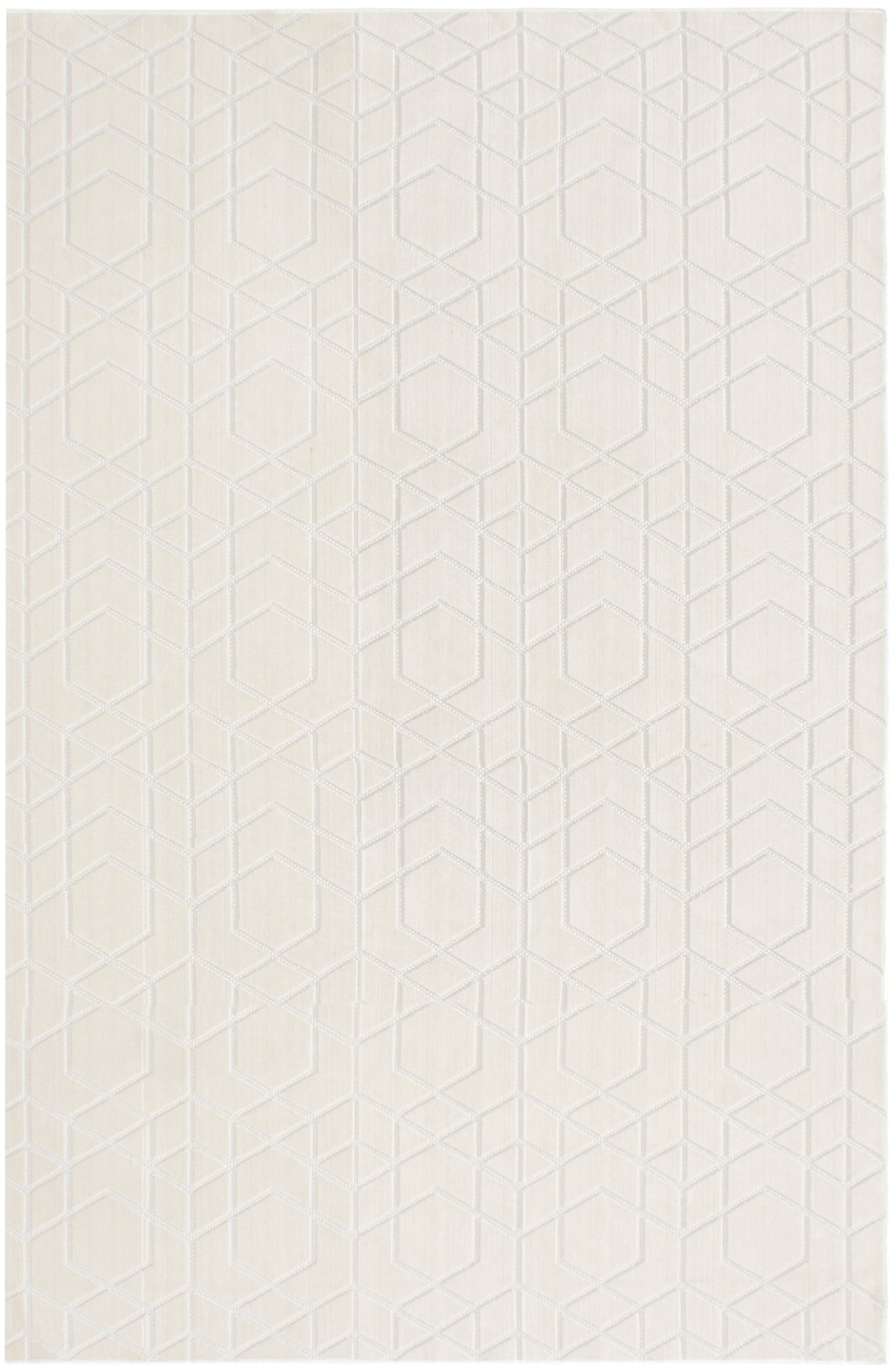 Nourison Home Washable Charm WCH01 Ivory Contemporary Machine Woven Rug