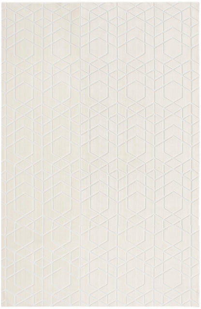 Nourison Home Washable Charm WCH01 Ivory Contemporary Machine Woven Rug