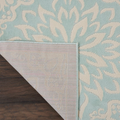 Nourison Home Jubilant  Ivory Green  Transitional