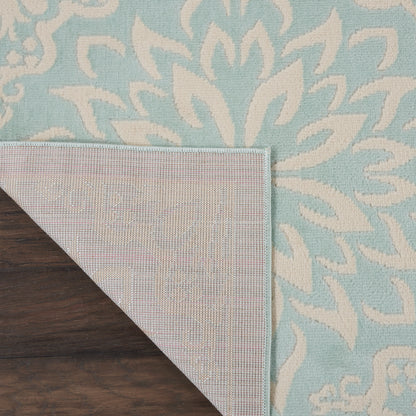 Nourison Home Jubilant  Ivory Green  Transitional