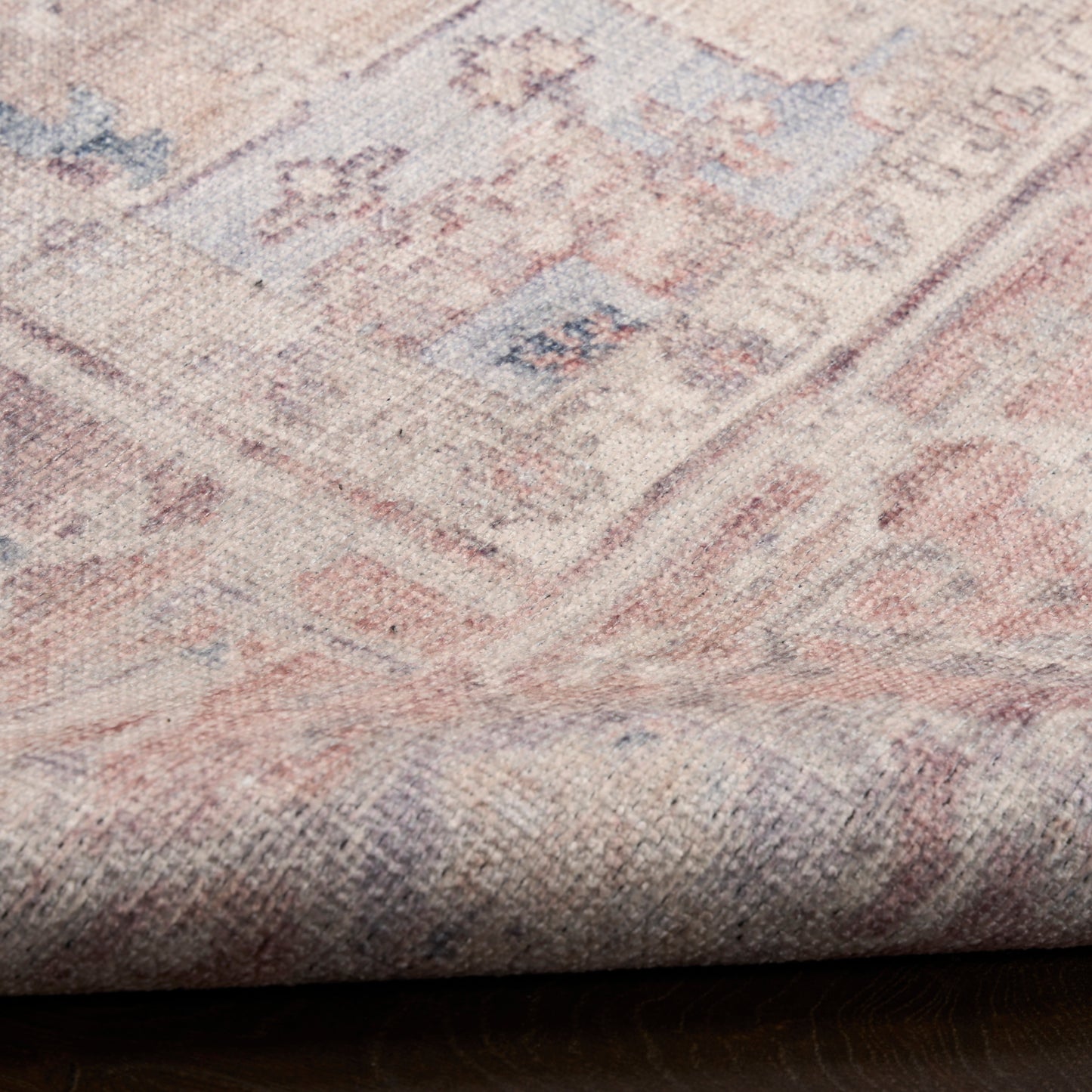 Nourison Home Vintage Washables  Light Blue  Traditional