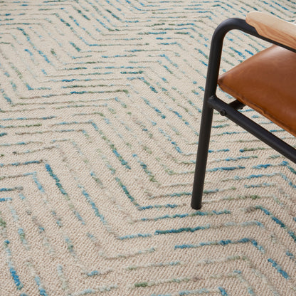 Nourison Home Colorado  Ivory Green  Contemporary