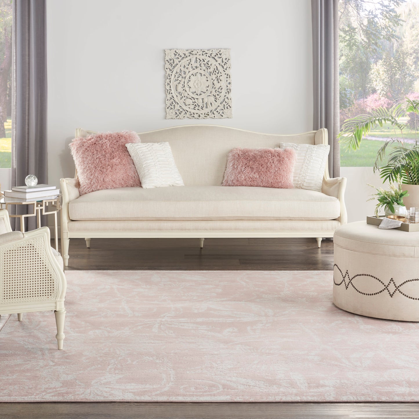 Nourison Home Whimsicle  Pink  Contemporary