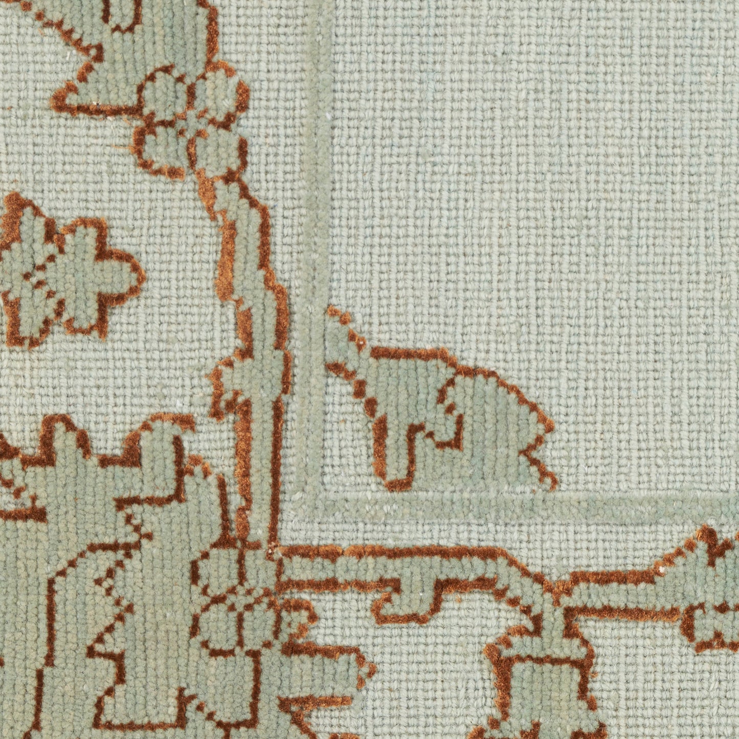 Nourison Home Silk Pointe  Aqua  Traditional