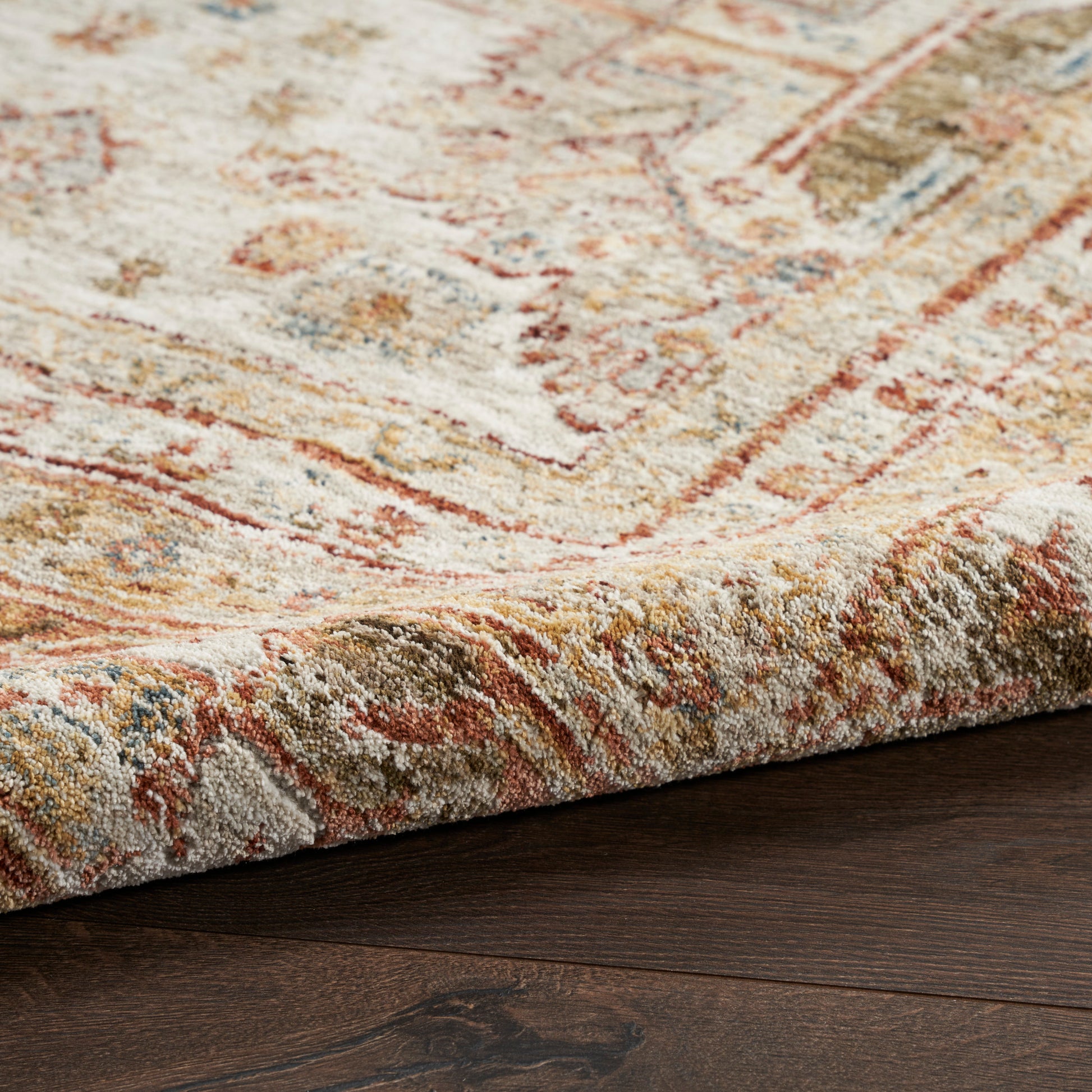 Nourison Home Sahar  Ivory Multicolor  Traditional