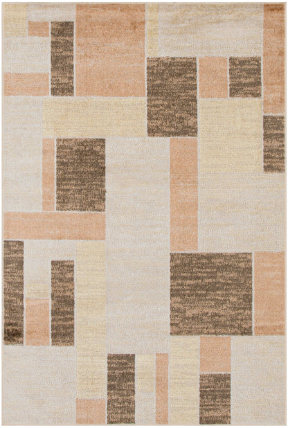 Nourison Home Astra Machine Washable ASW09 Beige Multicolor Contemporary Power-loomed Rug