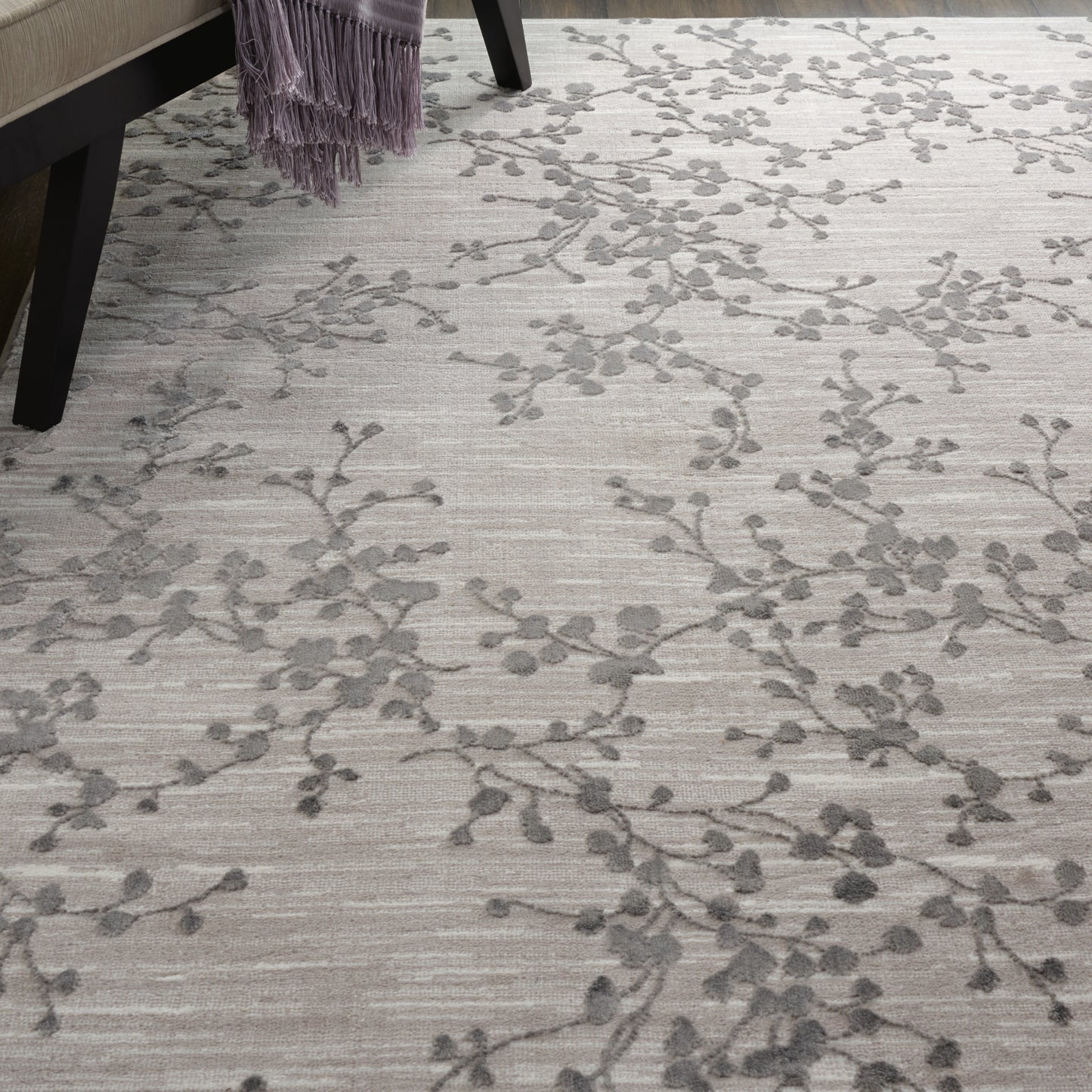 Nourison Home Urban Chic  Grey  Contemporary