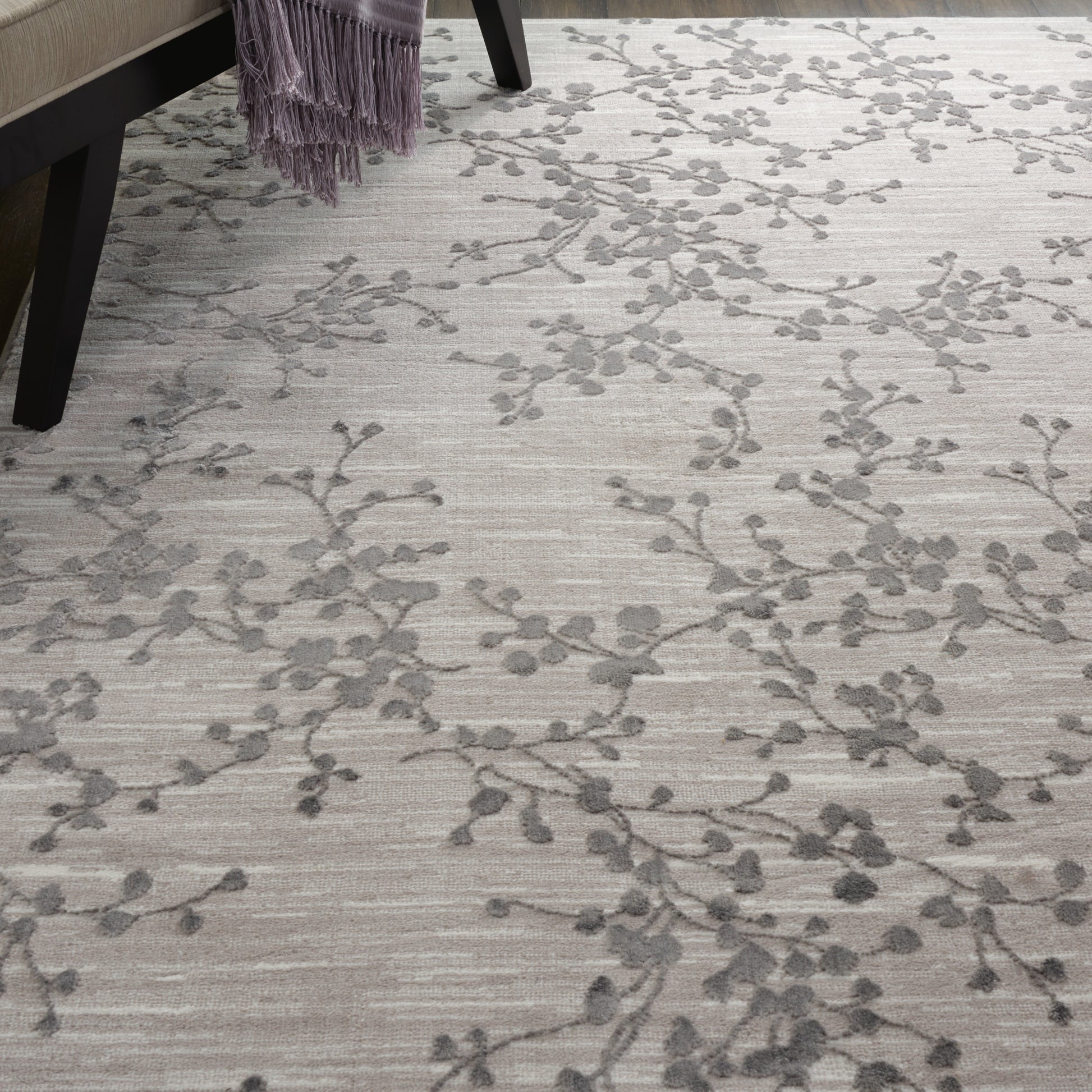 Nourison Home Urban Chic  Grey  Contemporary
