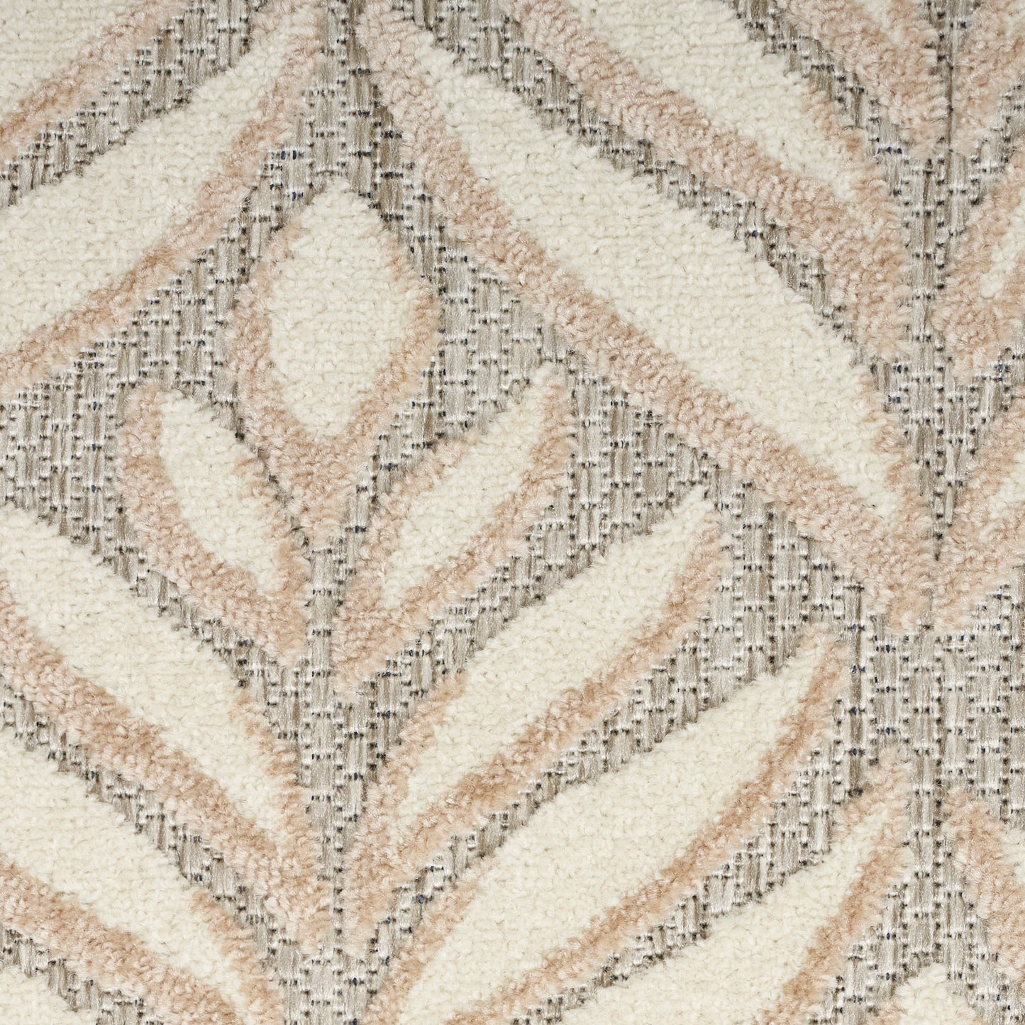 Nourison Home Aloha  Ivory Grey  Contemporary