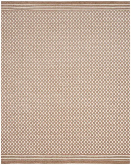 Nourison Home Care Free  Brown  Contemporary