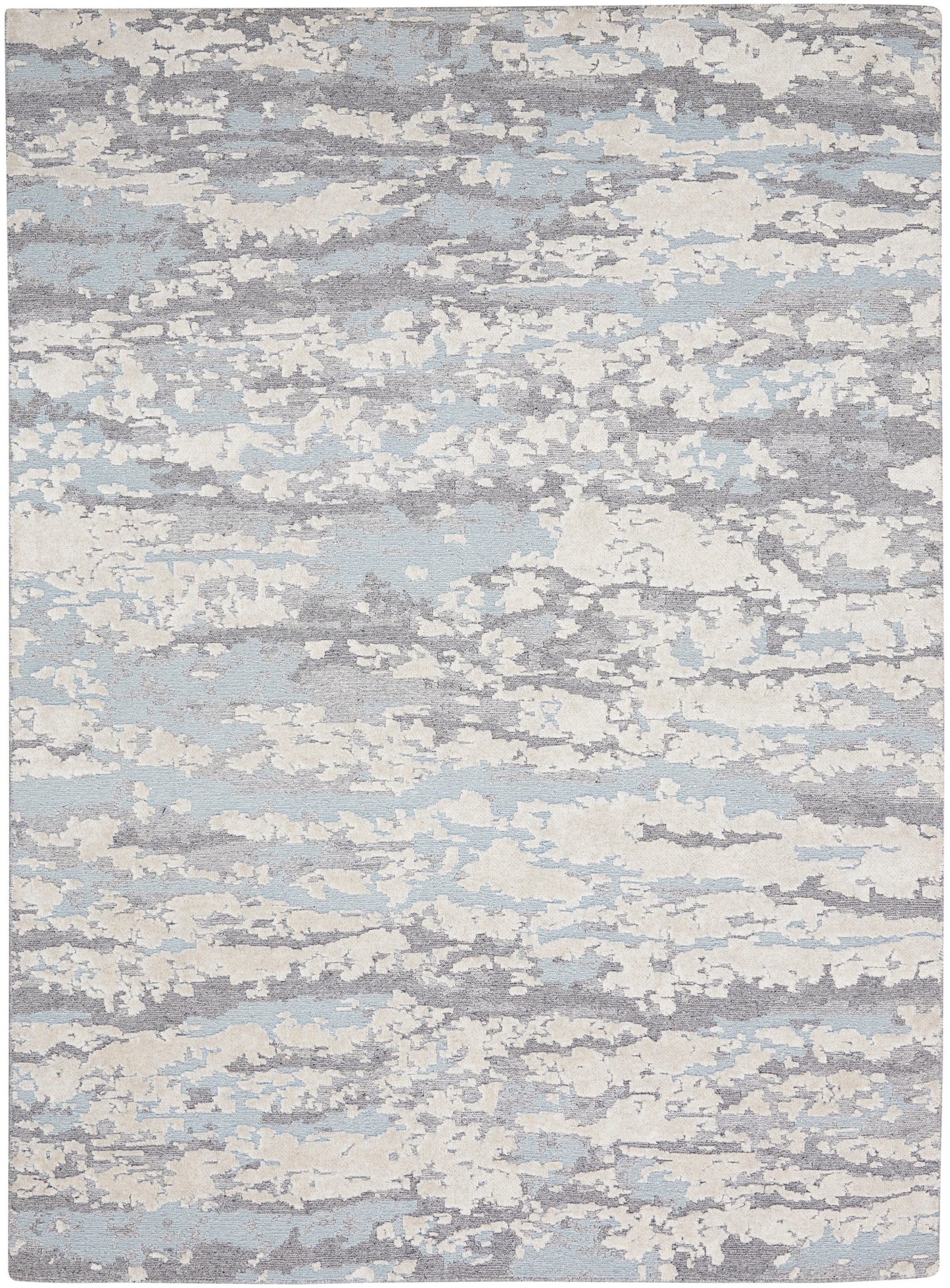 Nourison Home Divine DIV11 Aqua Contemporary Hand Knotted Rug